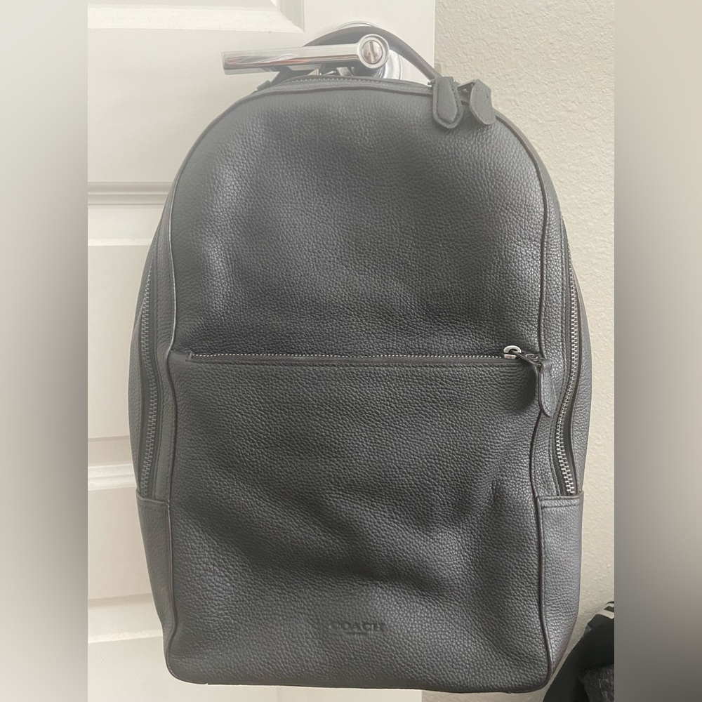 Black COACH Men’s backpack